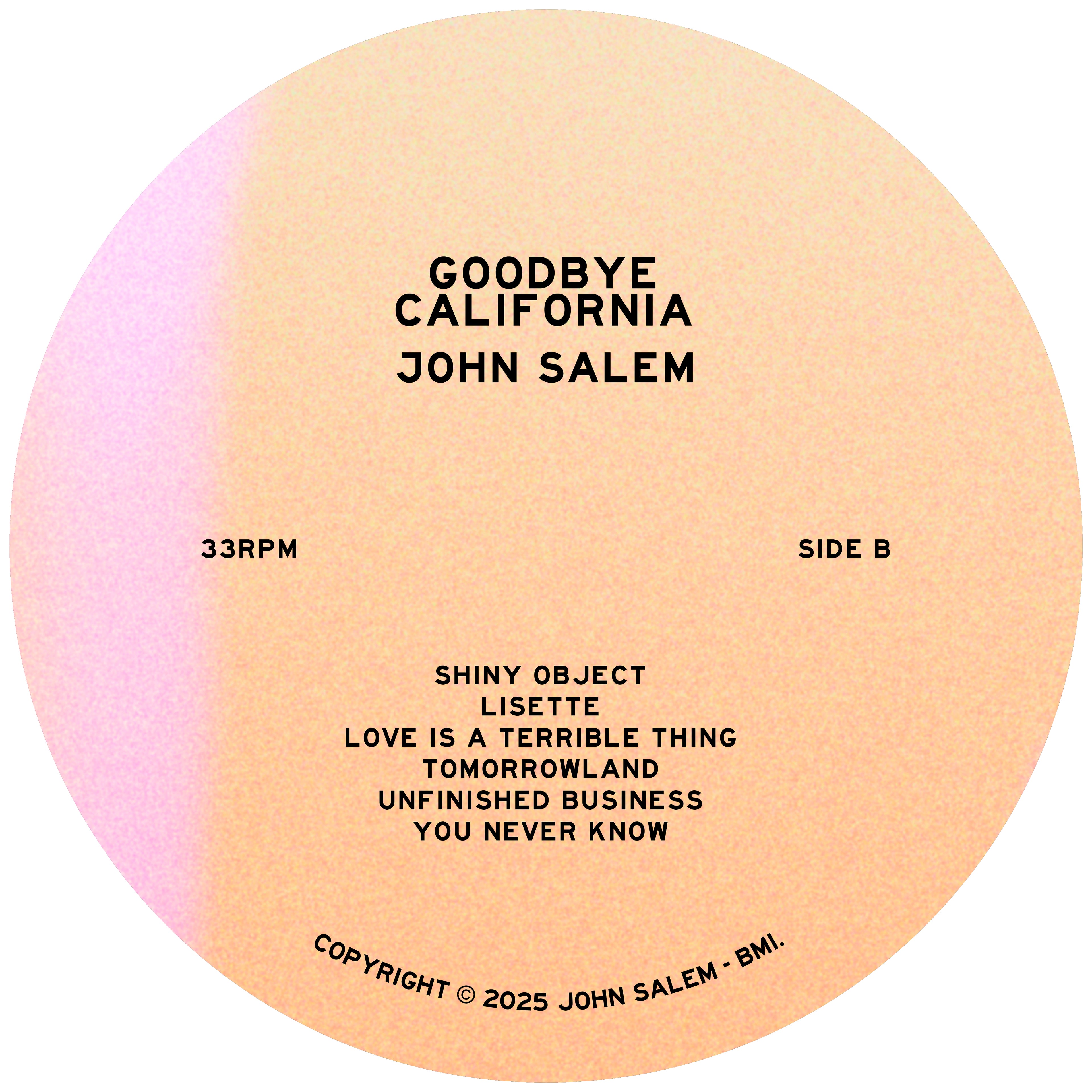 Limited Edition Vinyl